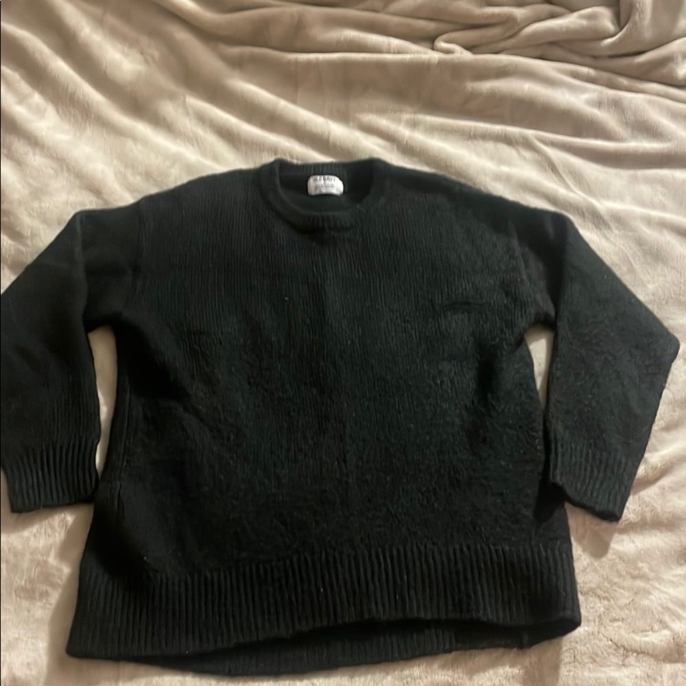 Black Crewneck Sweater